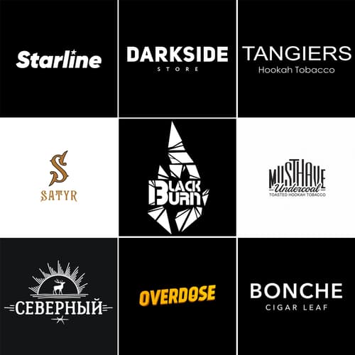 коллаж табаков для кальяна